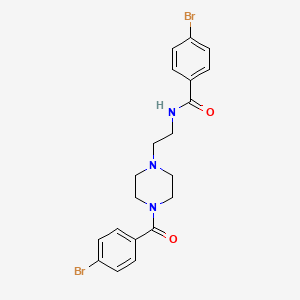 4-bromo-N-{2-[4-(4-bromobenzoyl)piperazino]ethyl}benzenecarboxamide