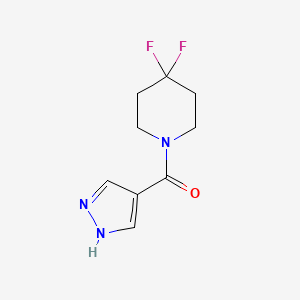 (4,4-difluoropiperidin-1-yl)(1H-pyrazol-4-yl)methanone