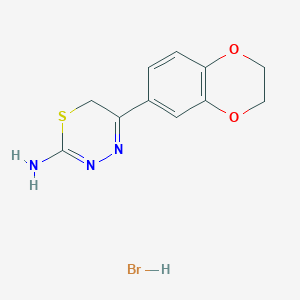 5-(2,3-Dihydro-benzo[1,4]dioxin-6-yl)-6H-[1,3,4]-thiadiazin-2-ylamine hydrobromide