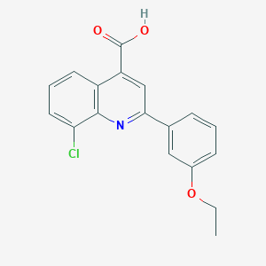 8-Chloro-2-(3-ethoxyphenyl)quinoline-4-carboxylic acid
