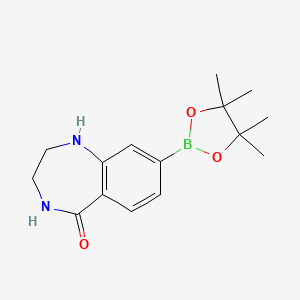 8-(4,4,5,5-Tetramethyl-1,3,2-dioxaborolan-2-yl)-1,2,3,4-tetrahydro-1,4-benzodiazepin-5-one