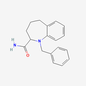 1-Benzyl-2,3,4,5-tetrahydro-1-benzazepine-2-carboxamide