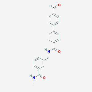 3-[[[4-(4-Formylphenyl)benzoyl]amino]methyl]-N-methylbenzamide