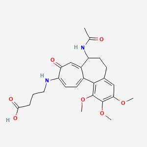 4-{[7-(Acetylamino)-1,2,3-trimethoxy-9-oxo-5,6,7,9-tetrahydrobenzo[a]heptalen-10-yl]amino}butanoic acid