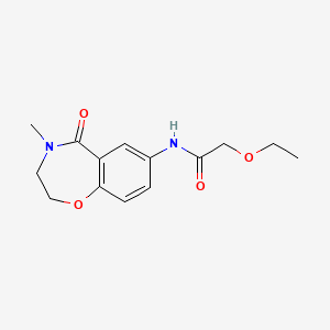 2-ethoxy-N-(4-methyl-5-oxo-2,3,4,5-tetrahydrobenzo[f][1,4]oxazepin-7-yl)acetamide
