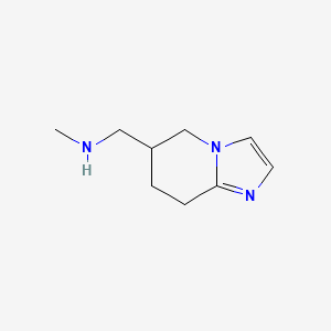 N-Methyl-1-(5,6,7,8-tetrahydroimidazo[1,2-a]pyridin-6-yl)methanamine
