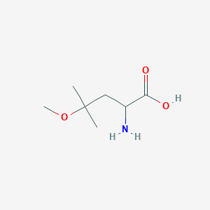 molecular formula C7H15NO3 B2929146 2-Amino-4-methoxy-4-methylpentanoic acid CAS No. 1698493-03-6