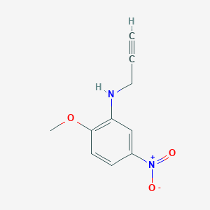 molecular formula C10H10N2O3 B2929148 2-methoxy-5-nitro-N-(prop-2-yn-1-yl)aniline CAS No. 1343345-31-2