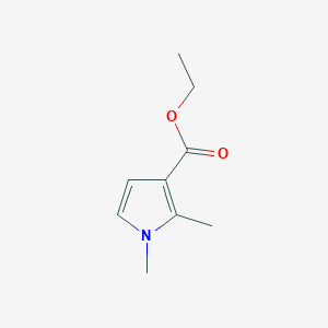 molecular formula C9H13NO2 B2929157 1,2-二甲基-1H-吡咯-3-羧酸乙酯 CAS No. 19406-11-2