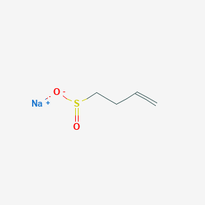 molecular formula C4H7NaO2S B2929204 Sodium;but-3-ene-1-sulfinate CAS No. 24768-50-1