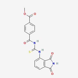 Methyl 4-[(1,3-dioxoisoindol-4-yl)carbamothioylcarbamoyl]benzoate