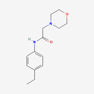 molecular formula C14H20N2O2 B2929217 N-(4-ethylphenyl)-2-morpholinoacetamide CAS No. 92374-33-9