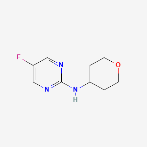 5-fluoro-N-(oxan-4-yl)pyrimidin-2-amine