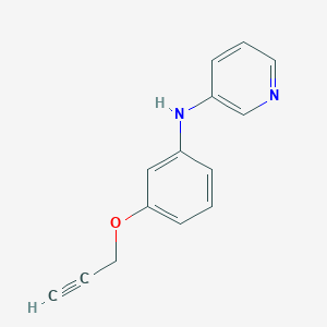 N-(3-(prop-2-yn-1-yloxy)phenyl)pyridin-3-amine