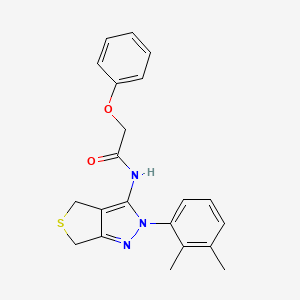 N-(2-(2,3-dimethylphenyl)-4,6-dihydro-2H-thieno[3,4-c]pyrazol-3-yl)-2-phenoxyacetamide
