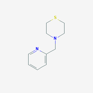 molecular formula C10H14N2S B2929307 4-(Pyridin-2-ylmethyl)thiomorpholine CAS No. 415924-42-4