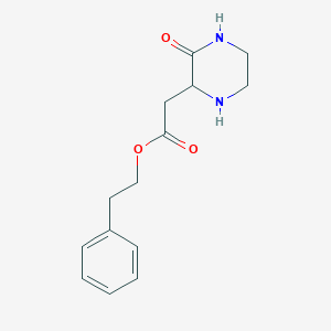 Phenethyl 2-(3-oxo-2-piperazinyl)acetate