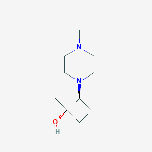 (1S,2S)-1-Methyl-2-(4-methylpiperazin-1-yl)cyclobutan-1-ol