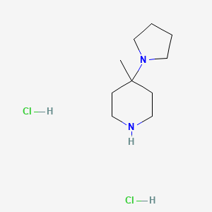 4-Methyl-4-(pyrrolidin-1-yl)piperidine dihydrochloride