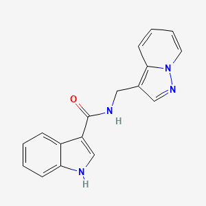 N-(pyrazolo[1,5-a]pyridin-3-ylmethyl)-1H-indole-3-carboxamide