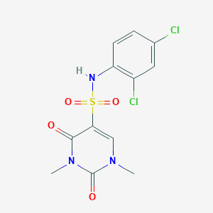 N-(2,4-dichlorophenyl)-1,3-dimethyl-2,4-dioxopyrimidine-5-sulfonamide