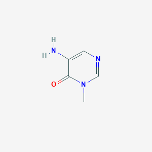 molecular formula C5H7N3O B2929424 5-氨基-3-甲基-3,4-二氢嘧啶-4-酮 CAS No. 73922-41-5