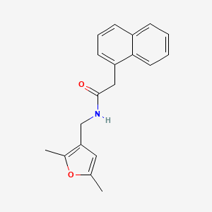 N-((2,5-dimethylfuran-3-yl)methyl)-2-(naphthalen-1-yl)acetamide