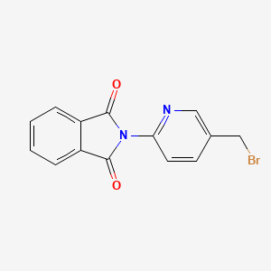 2-(5-(Bromomethyl)pyridin-2-yl)isoindoline-1,3-dione