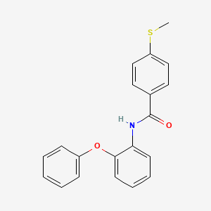 4-(methylthio)-N-(2-phenoxyphenyl)benzamide