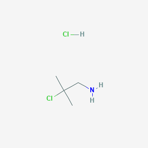 molecular formula C4H11Cl2N B2929484 2-Chloro-2-methylpropylamine hydrochloride CAS No. 30533-51-8