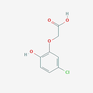 molecular formula C8H7ClO4 B2929491 2-(5-Chloro-2-hydroxyphenoxy)acetic acid CAS No. 328104-87-6