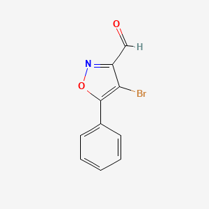 4-Bromo-5-phenyl-1,2-oxazole-3-carbaldehyde
