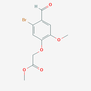 Methyl (5-bromo-4-formyl-2-methoxyphenoxy)acetate