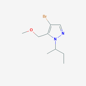 4-bromo-1-sec-butyl-5-(methoxymethyl)-1H-pyrazole
