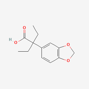2-(1,3-Benzodioxol-5-yl)-2-ethylbutanoic acid