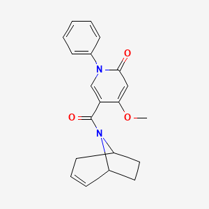 5-((1R,5S)-8-azabicyclo[3.2.1]oct-2-ene-8-carbonyl)-4-methoxy-1-phenylpyridin-2(1H)-one