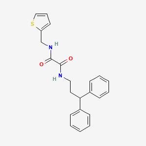 N1-(3,3-diphenylpropyl)-N2-(thiophen-2-ylmethyl)oxalamide