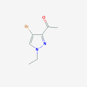 1-(4-bromo-1-ethyl-1H-pyrazol-3-yl)ethanone