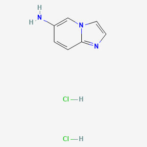 molecular formula C7H9Cl2N3 B2929610 Imidazo[1,2-a]pyridin-6-amine dihydrochloride CAS No. 3649-47-6