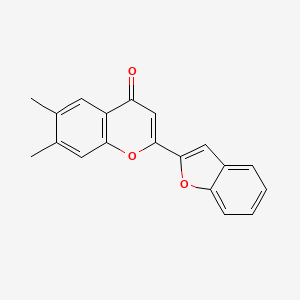 2-(1-Benzofuran-2-yl)-6,7-dimethylchromen-4-one