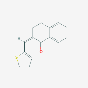 molecular formula C15H12OS B292965 2-(2-thienylmethylene)-3,4-dihydro-1(2H)-naphthalenone 