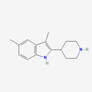 3,5-dimethyl-2-(piperidin-4-yl)-1H-indole