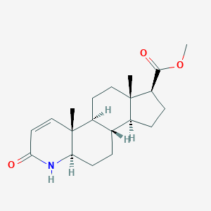 molecular formula C20H29NO3 B029297 (4aR,4bS,6aS,7S,9aS,9bS,11aR)-甲基 4a,6a-二甲基-2-氧代-2,4a,4b,5,6,6a,7,8,9,9a,9b,10,11,11a-十四氢-1H-茚并[5,4-f]喹啉-7-羧酸甲酯 CAS No. 103335-41-7