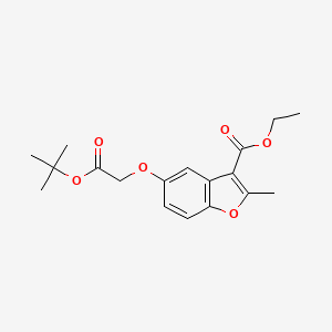Ethyl 5-(2-tert-butoxy-2-oxoethoxy)-2-methyl-1-benzofuran-3-carboxylate