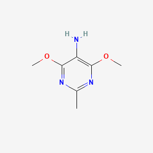 molecular formula C7H11N3O2 B2929711 4,6-Dimethoxy-2-methylpyrimidin-5-amine CAS No. 77296-23-2