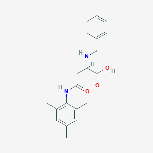 2-(Benzylamino)-4-(mesitylamino)-4-oxobutanoic acid