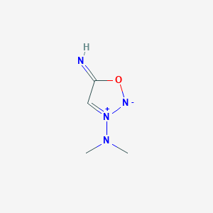 molecular formula C4H9ClN4O B2929739 3-Dimethylaminosydnonimine hydrochloride CAS No. 16142-33-9