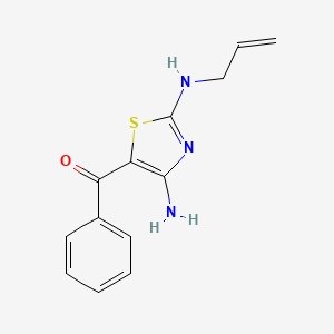 [4-Amino-2-(prop-2-en-1-ylamino)-1,3-thiazol-5-yl](phenyl)methanone