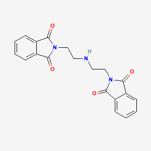 molecular formula C20H17N3O4 B2929775 2,2'-[iminobis(ethane-2,1-diyl)]bis(1H-isoindole-1,3(2H)-dione) CAS No. 63563-83-7