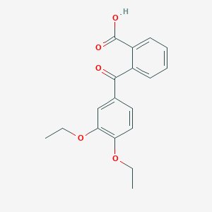 molecular formula C18H18O5 B2929783 2-(3,4-diethoxybenzoyl)benzoic Acid CAS No. 234780-28-0